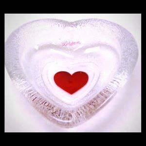 Brighton Glass Heart Dish